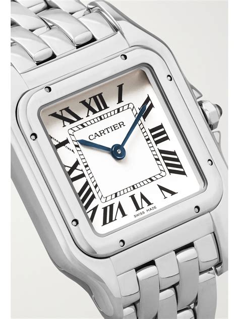 orologio cartier stainless steel back|cartier steel watches.